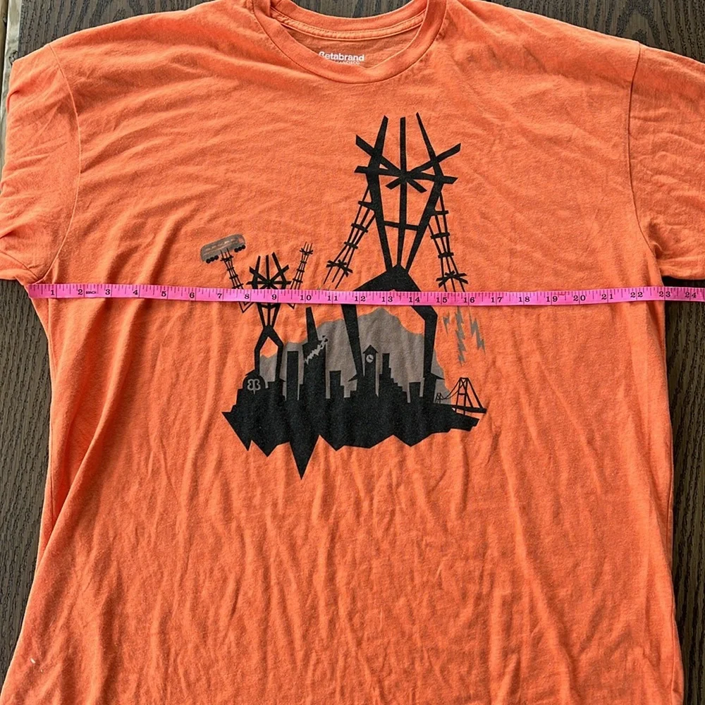 Betabrand electric tower T shirt XXL